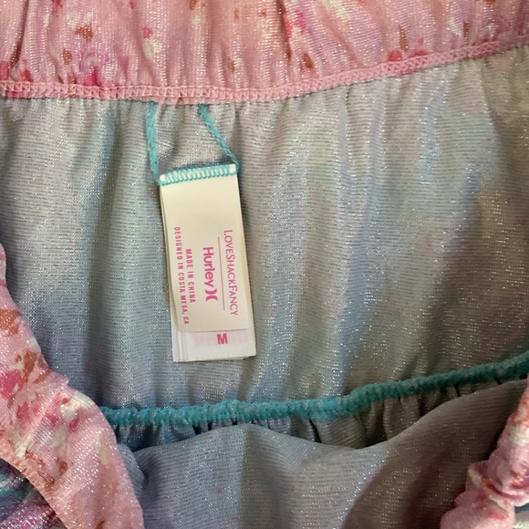 LoveShackFancy x Hurley Under The Sea MERMAID Mini Skirt Size Medium